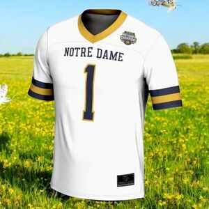 PROSPHERE NOTRE DAME FIGHTING IRISH 2024 NCAA MENS LACROSSE CHAMPS JERSEY SIZE M